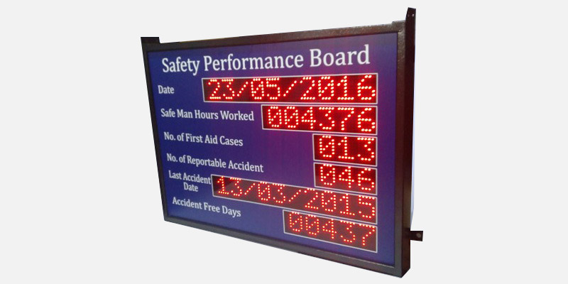 Accident Free Days Display